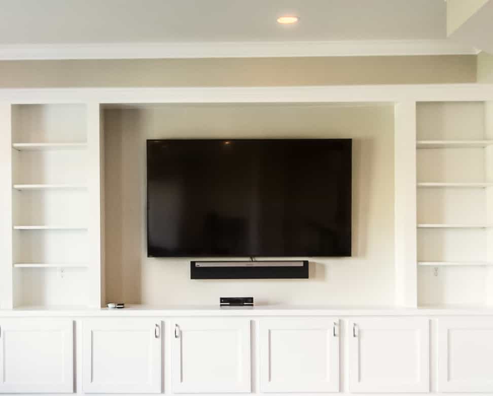 Basement Entertainment Center