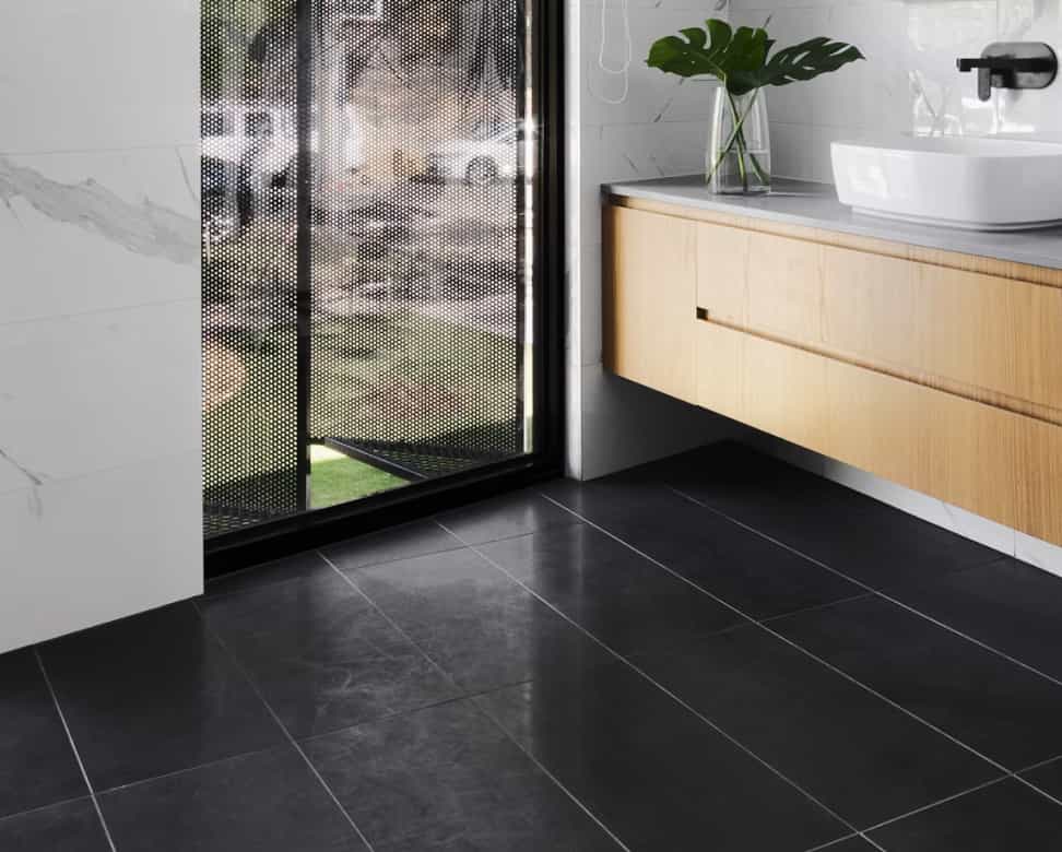 Heated Bathroom Floor