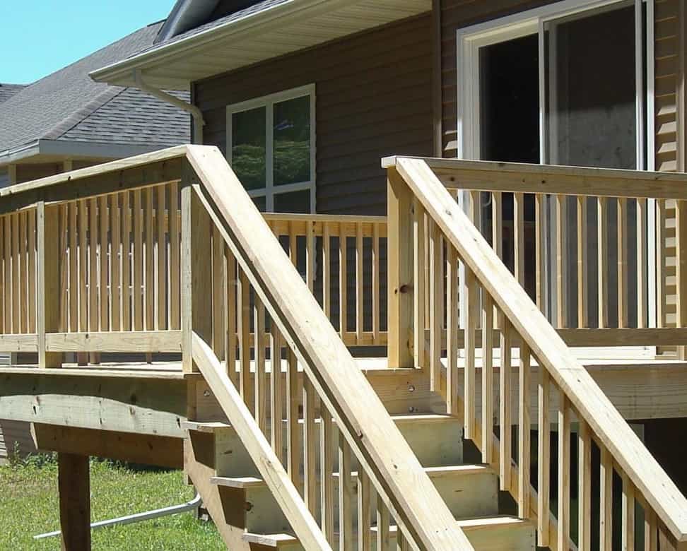 Deck Railing Installation