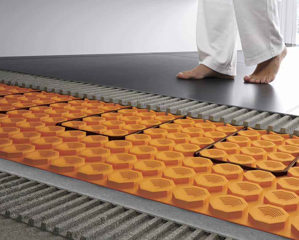Heated Tile Floor