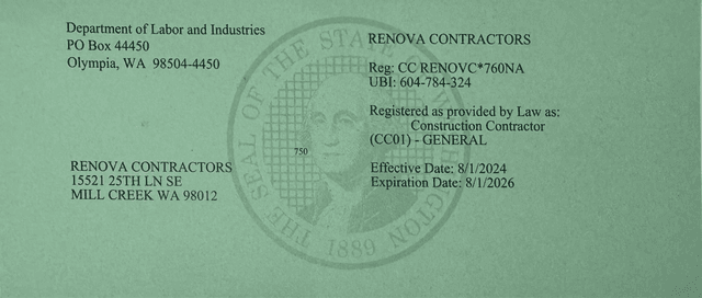 Construction License