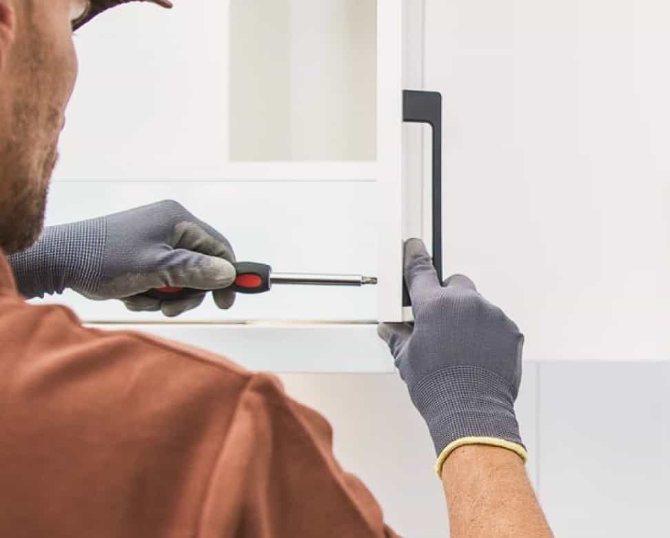 Kitchen Cabinet Installation remodel project by RENOVA Contractors