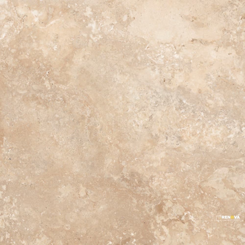 CROSSVILLE STONE FICTION TRAVERTINE BEIGE 24X24 FIELD UNPOLISHED