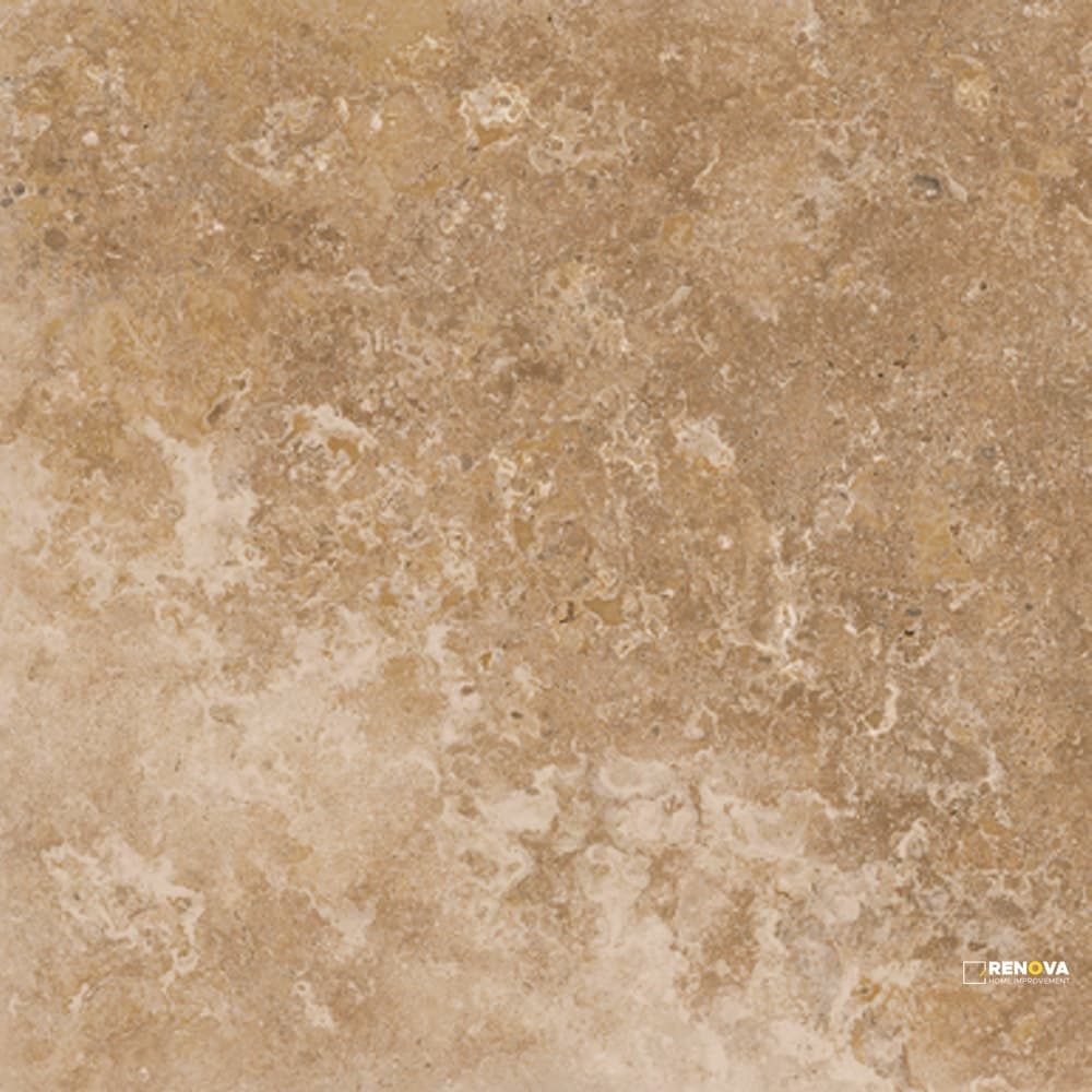 CROSSVILLE STONE FICTION TRAVERTINE COFFEE 24X24 FIELD EXTERIOR