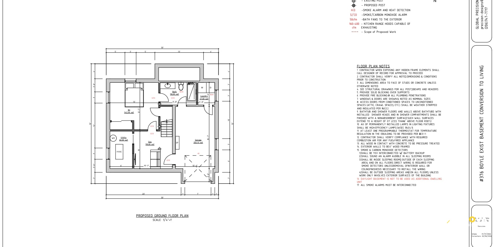 Seattle architectural plans and permit coordination