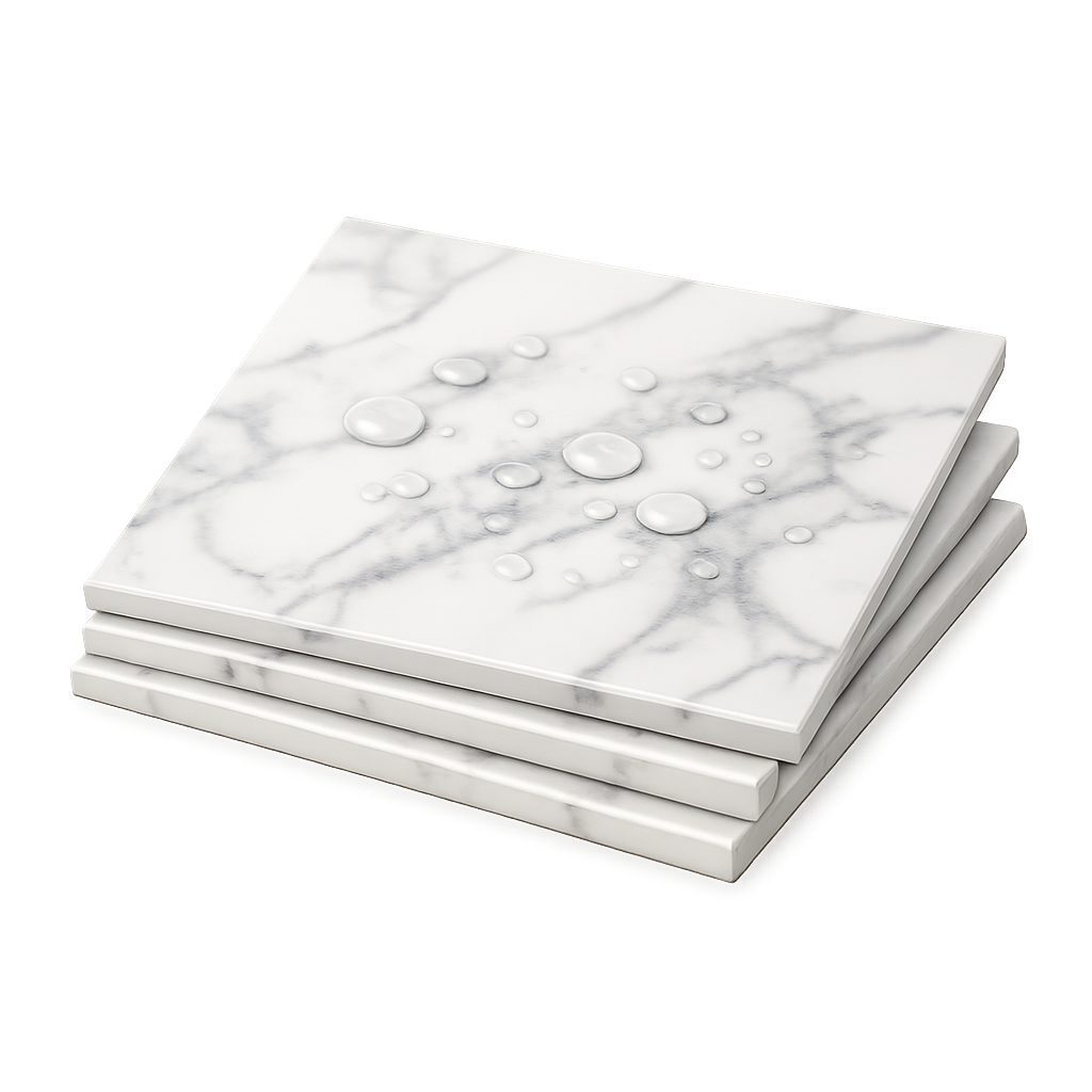 Shower tile — wet-area performance