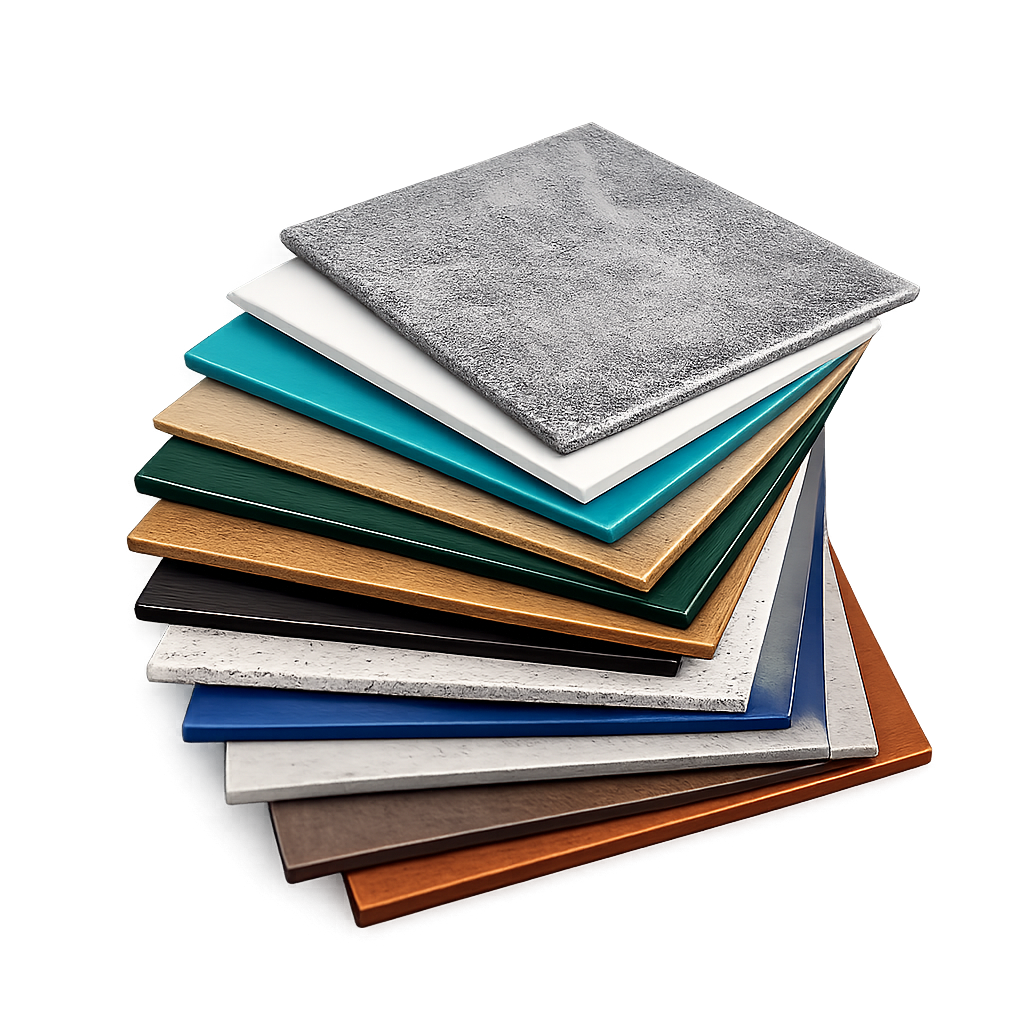 Tile materials catalog — porcelain, ceramic, mosaic, and more