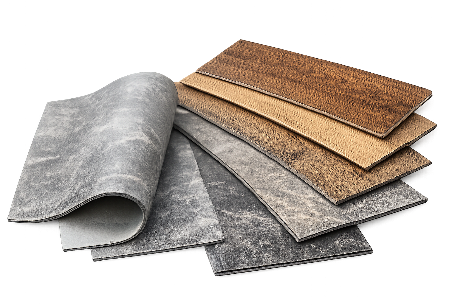Vinyl flooring — sheet and plank